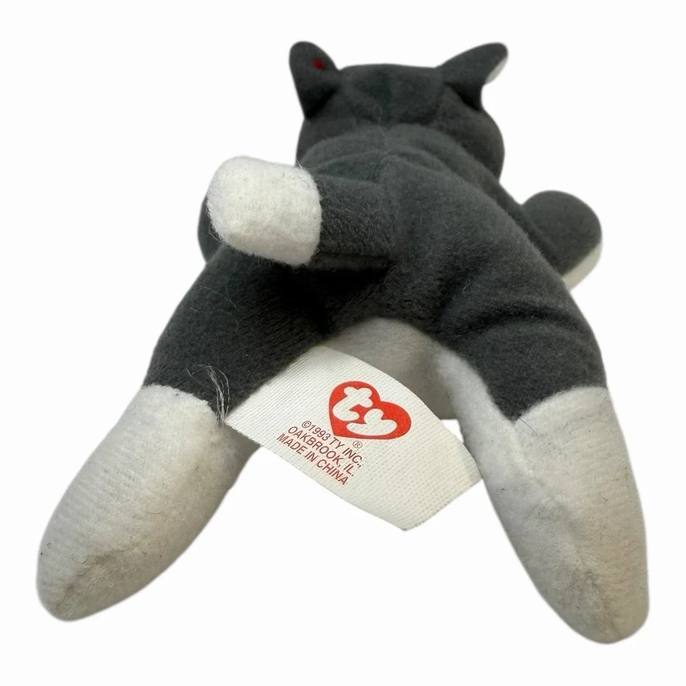 1993 Ty Teenie Beanie Babies‎ 'Nook The Husky McDonald's Happy Meal Toy